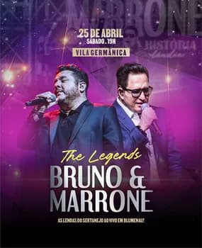 THE LEGENDS - BRUNO E MARRONE em Blumenau