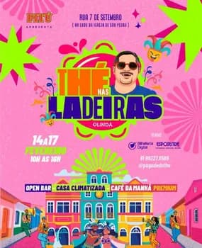 Imagem do THÉ NAS LADEIRA 2026