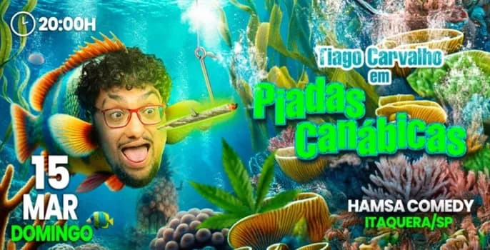 Imagem do TIAGO CARVALHO em PIADAS CANÁBICAS