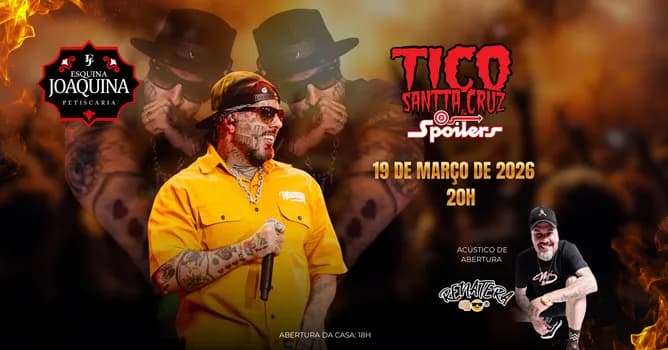 Imagem do Tico Santa Cruz e os Spoilers