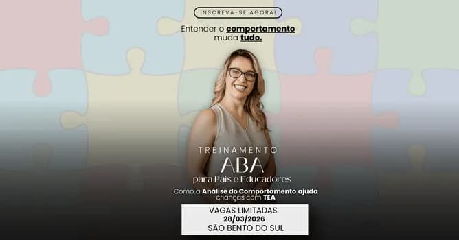 Imagem do Treinamento ABA para Pais e Educadores