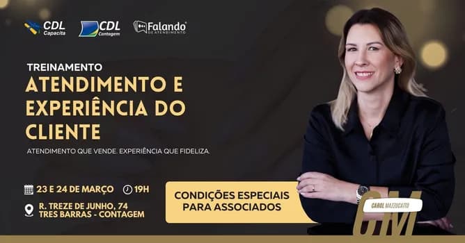Imagem do Treinamento: Atendimento e Experiência do Cliente