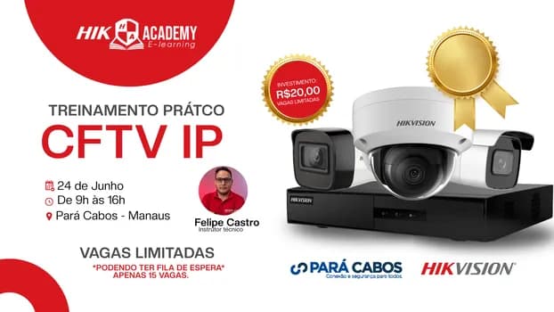Imagem do TREINAMENTO CFTV IP