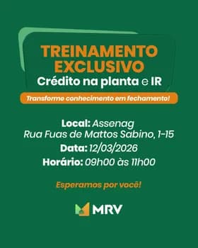 Imagem do TREINAMENTO CRÉDITO NA PLANTA E IR