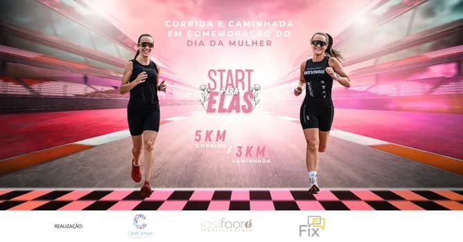 Imagem do TREINÃO de Corrida e Caminhada - Start para Elas