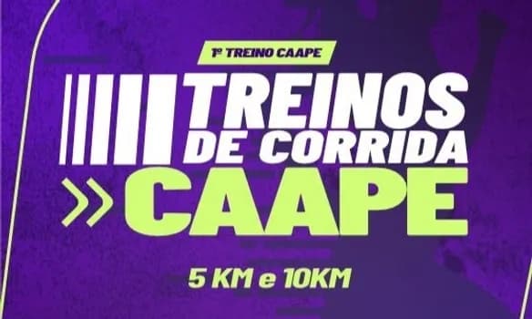 Imagem do Treino de Corrida CAAPE - Março 2026