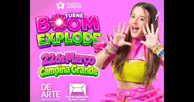Imagem do Turnê 2026 Marcela Jardim | Boom Explode!