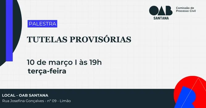 Imagem do Tutelas Provisórias