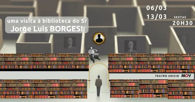 Imagem do Uma Visita à Biblioteca do Sr Jorge Luis Borges