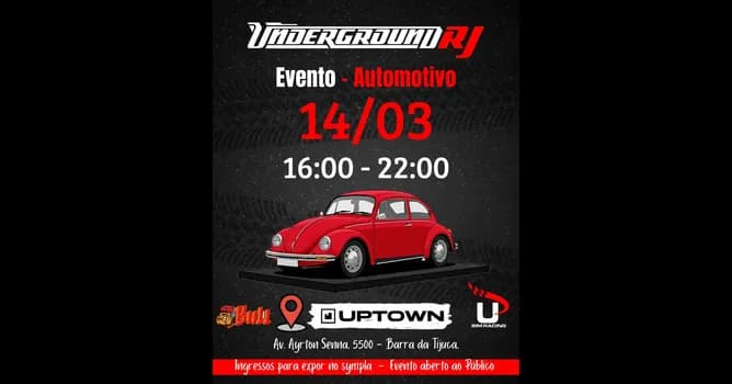 Imagem do Underground No Uptown 2º edição