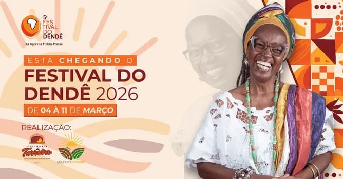 Imagem do V - FESTIVAL DO DENDÊ - Vivência Ancestral