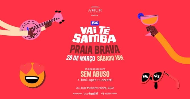 Imagem do VAI TÊ SAMBA - PRAIA BRAVA - 28/03