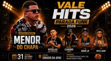 VALE HITS - PARADA FUNK em Santa Rita do Sapucaí