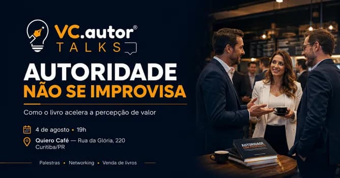 Imagem do VC.autor Talks Curitiba / Agosto