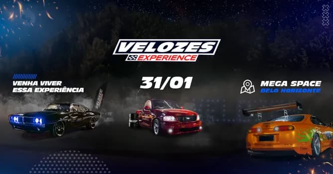 Imagem do Velozes Experience - Minas Gerais Última Edição
