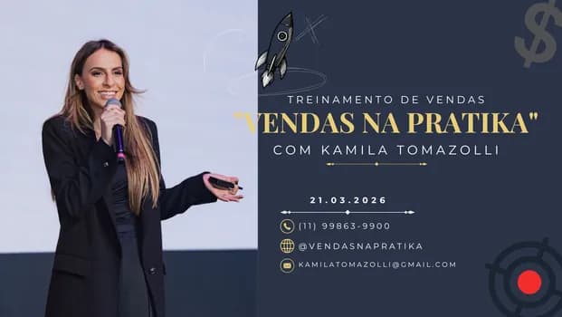 Imagem do Vendas da PratiKa - com Kamila Tomazolli