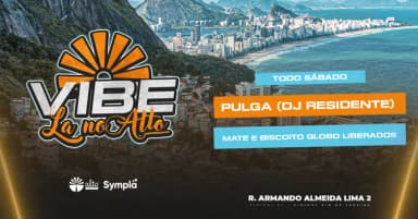 VIBE LÁ NO ALTO - 18/04 em Rio de Janeiro