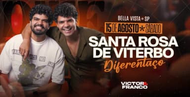 VICTOR E FRANCO DIFERENTAÇO em Santa Rosa de Viterbo