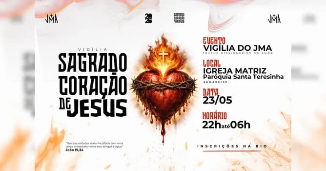 Imagem do Vigília do JMA - Sagrado Coração de Jesus