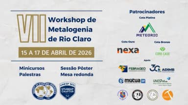 VII Workshop de Metalogenia de Rio Claro em Rio Claro