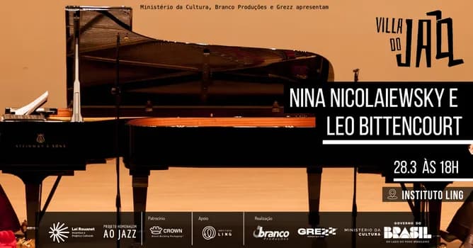 Imagem do Villa do Jazz | Nina Nicolaiewsky & Leo Bittencourt
