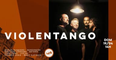 VIOLENTANGO no JazzB (DOMINGO 19/ABR/26) em São Paulo