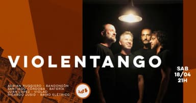 VIOLENTANGO no JazzB (SÁBADO 18/ABR/26) em São Paulo