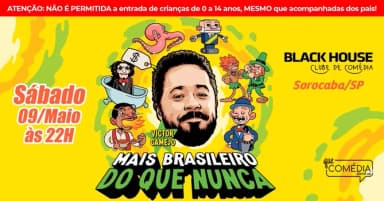 VITOR CAMEJO em SOROCABA - Stand up Comedy em Sorocaba