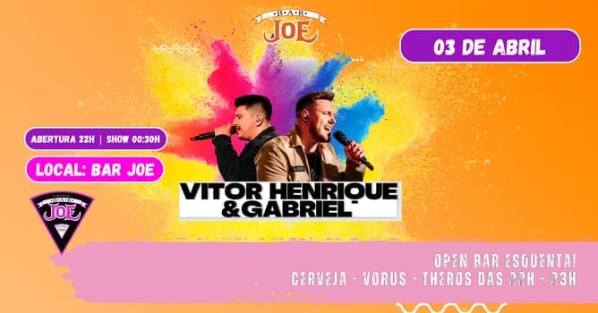 Imagem do Vitor Henrique & Gabriel - Bar Joe