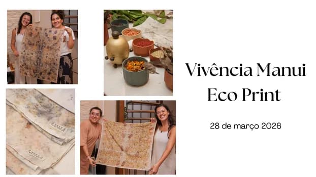 Imagem do Vivência Manui - Eco Print - 28 de março 2026