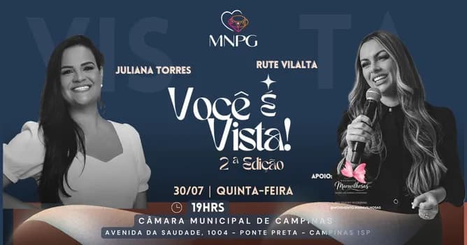 Imagem do VOCÊ É VISTA - 2° EDIÇÃO