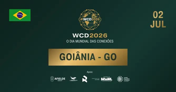 Imagem do WCD 2026 Goiânia - GO | O Dia Mundial das Conexões