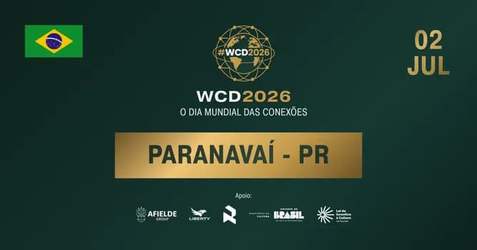 Imagem do WCD 2026 Paranavaí - PR| O Dia Mundial das Conexões