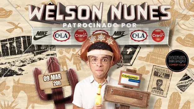 Imagem do WÊLSON - SHOW DE COMÉDIA EM NOVA IGUAÇU!