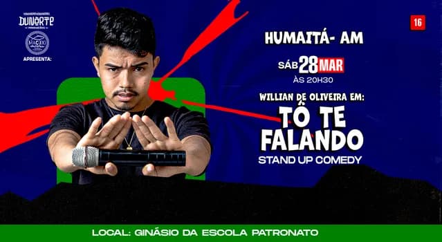 Imagem do WILLIAN DE OLIVEIRA - TÔ TE FALANDO! - HUMAITÁ/AM
