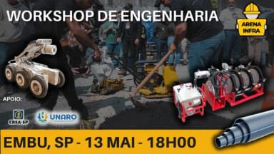 WORKSHOP ARENA INFRA -  EMBU DAS ARTES em Embu das Artes