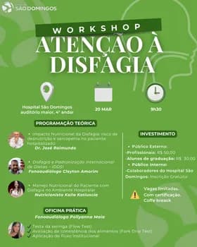 Imagem do Workshop: Atenção à Disfagia