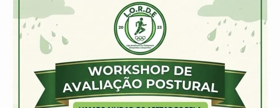 Imagem do Workshop de Avaliação Postural