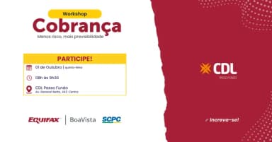 WORKSHOP DE COBRANÇA em Passo Fundo