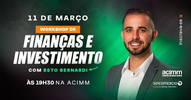 Imagem do Workshop de Finanças e Investimento