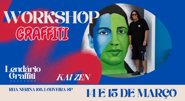 Imagem do Workshop de Graffiti em Louveira