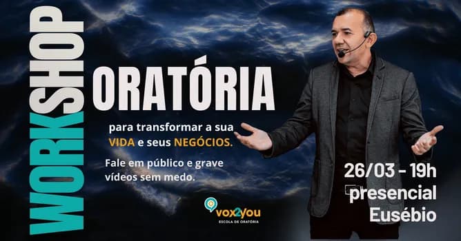 Imagem do WORKSHOP DE ORATÓRIA  [MARÇO 2026]