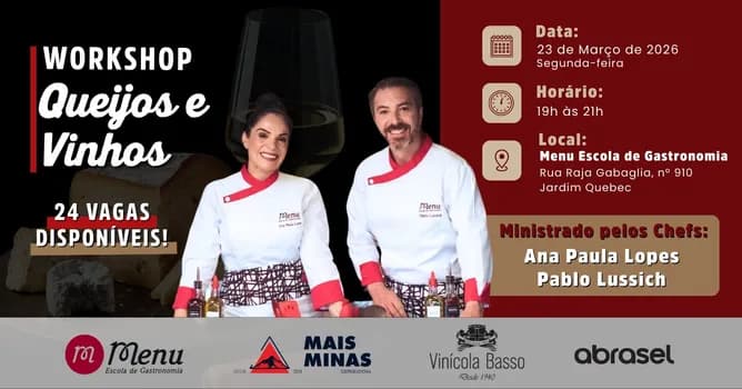Imagem do Workshop de Queijos e Vinhos