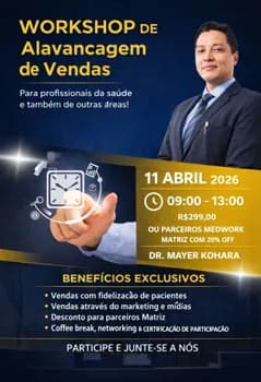 Imagem do WORKSHOP DE VENDAS PARA PROFISSIONAIS DA SAÚDE