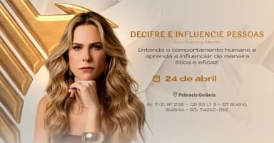 WORKSHOP DECIFRE E INFLUENCIE PESSOAS em Goiânia