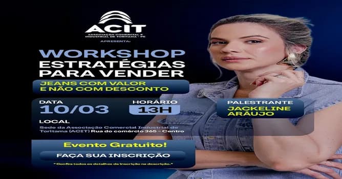 Imagem do WORKSHOP ESTRATÉGIAS PARA VENDER - evento Gratuito