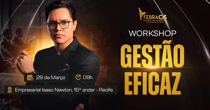Imagem do WORKSHOP GESTÃO EFICAZ
