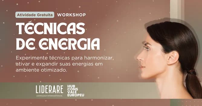 Imagem do Workshop Gratuito: Técnicas de Energia