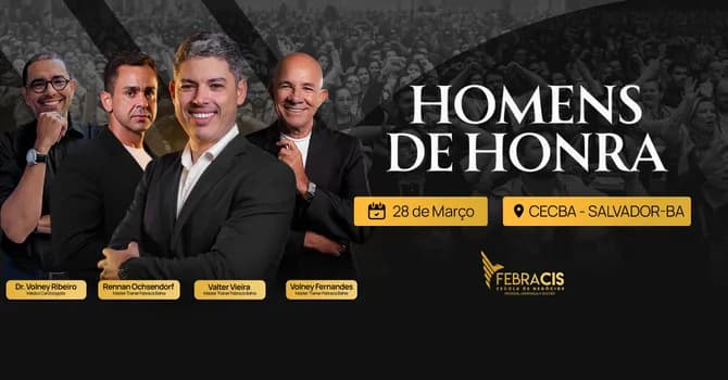 Imagem do WORKSHOP HOMENS DE HONRA