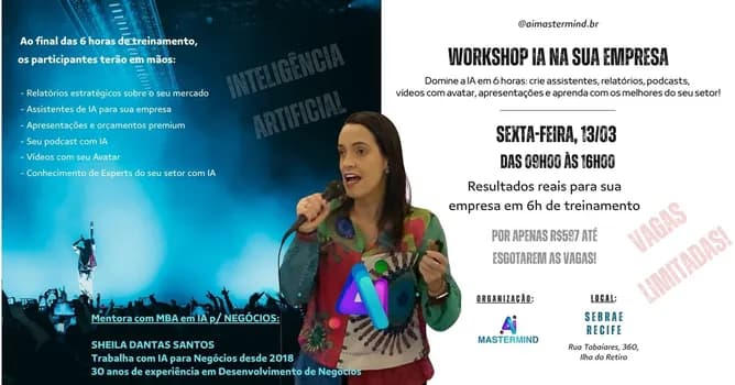 Imagem do Workshop IA NA SUA EMPRESA